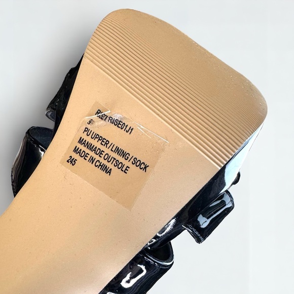 New - Elegant Steve Madden Black Patent Leather “Kadri” Stiletto Heels - Size 9 - Picture 9 of 12